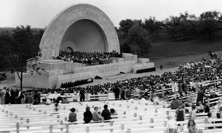 Grandview Park Band Shell, 1930s